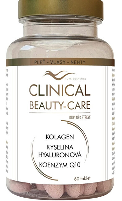 Clinical Beauty-Care Kolagen + kyselina hyaluronová + koenzym Q10 60 tablet