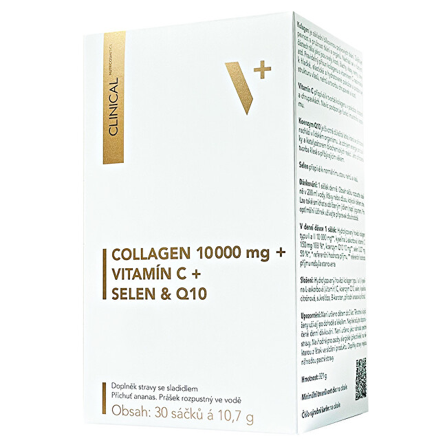 Collagen 10000 mg + vitamín C + selen + Q10 30 sáčků x 10.7 g