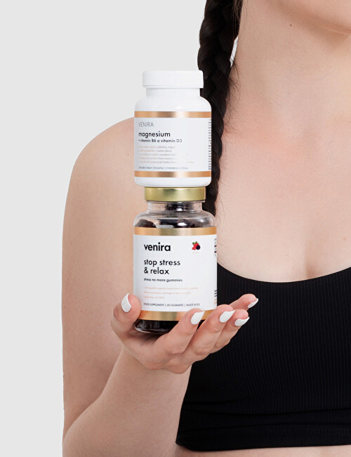 Magnesium s vitaminem B6 a vitaminem D 90 kapslí