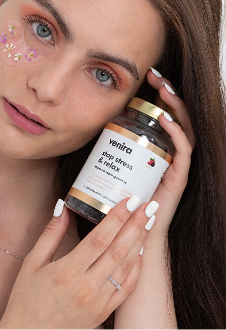Venira Stop stress & relax - stress no more gummies - lesní plody 60 ks