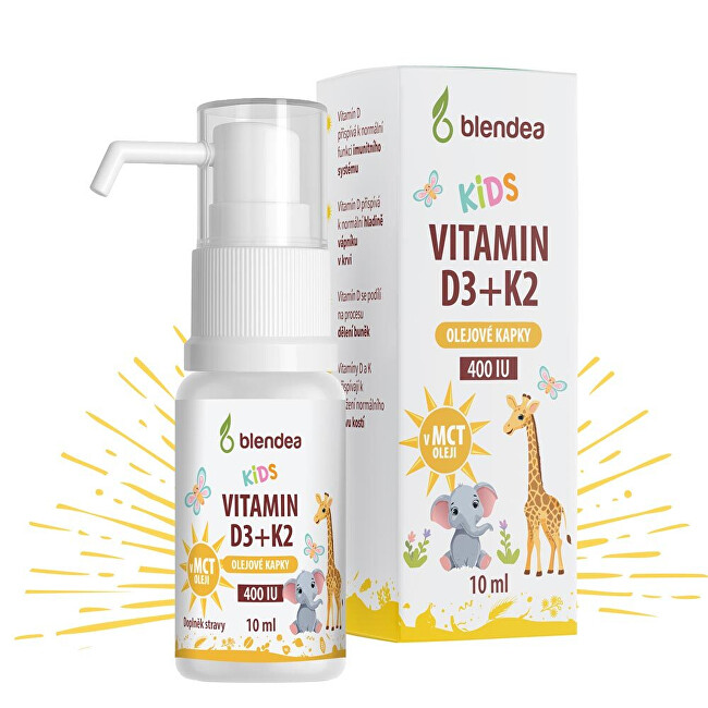 Vitamin D3 + K2 kapky pro děti 10 ml