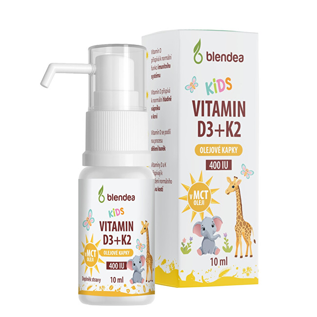 Vitamin D3 + K2 kapky pro děti 10 ml
