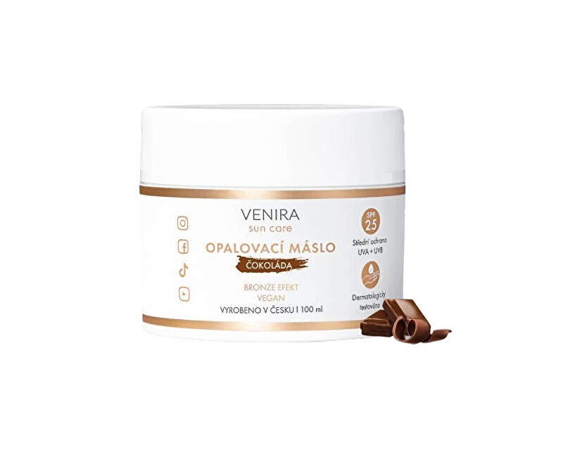 Opalovací máslo bronze s SPF 25 čokoláda 100 ml