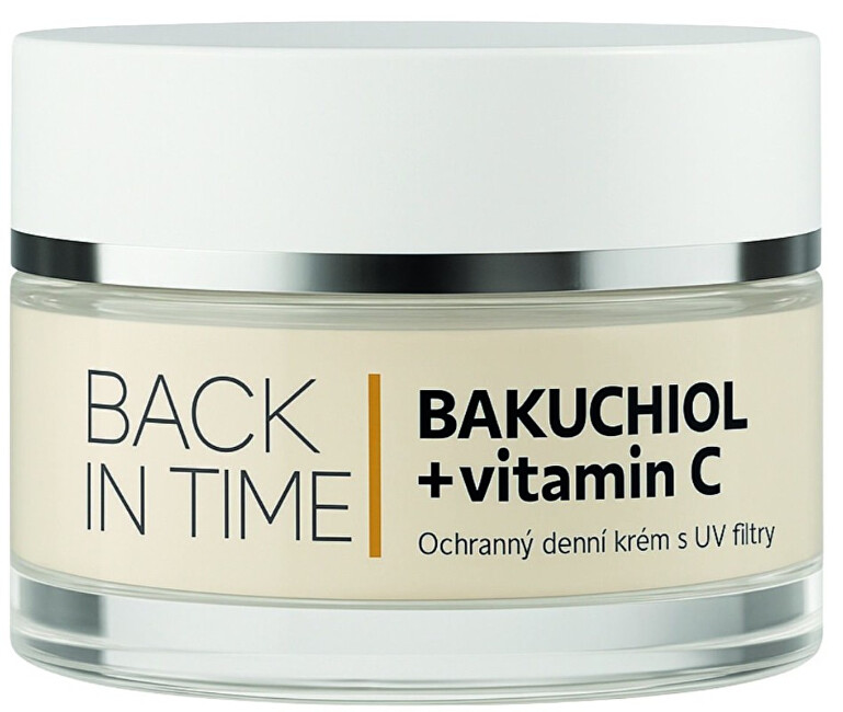 Denní pleťový krém s bakuchiolem vitamínem C a SPF filtrem 50 ml