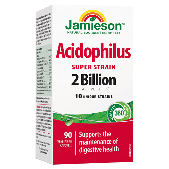 Acidophilus Super Strain komplex bakteriálních kultur 90 kapslí