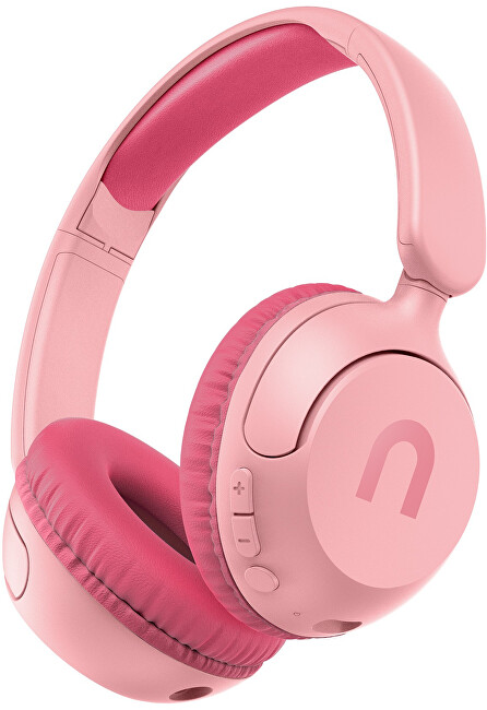Bezdrátová sluchátka Kiddie 2 Pink