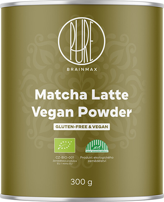 BrainMax Pure Matcha Latte Vegan BIO 300 g