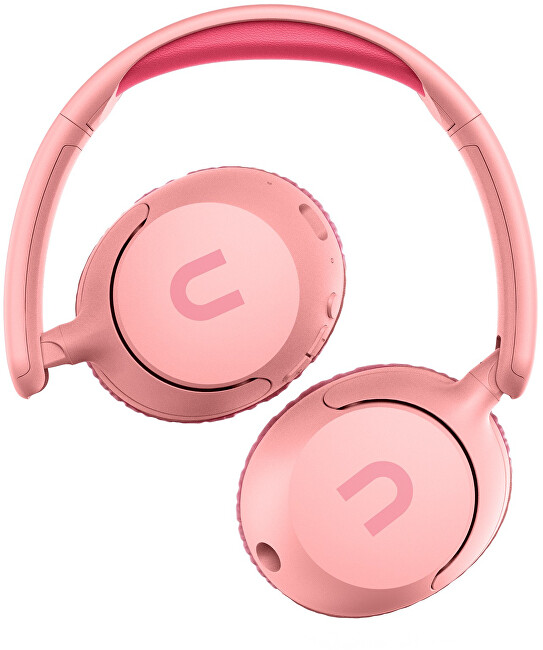 Bezdrátová sluchátka Kiddie 2 Pink