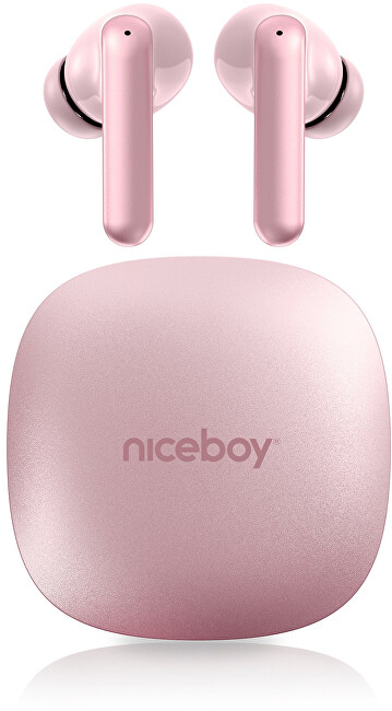 Bezdrátová sluchátka Pins 4 PRO Pink