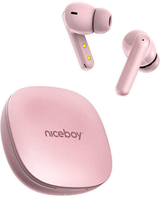 Bezdrátová sluchátka Pins 4 PRO Pink