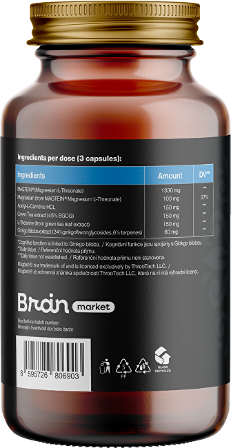 BrainMax Brainffood 90 kapslí