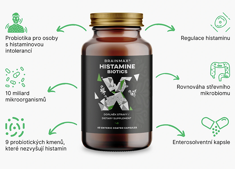 BrainMax Histamine biotics 60 kapslí
