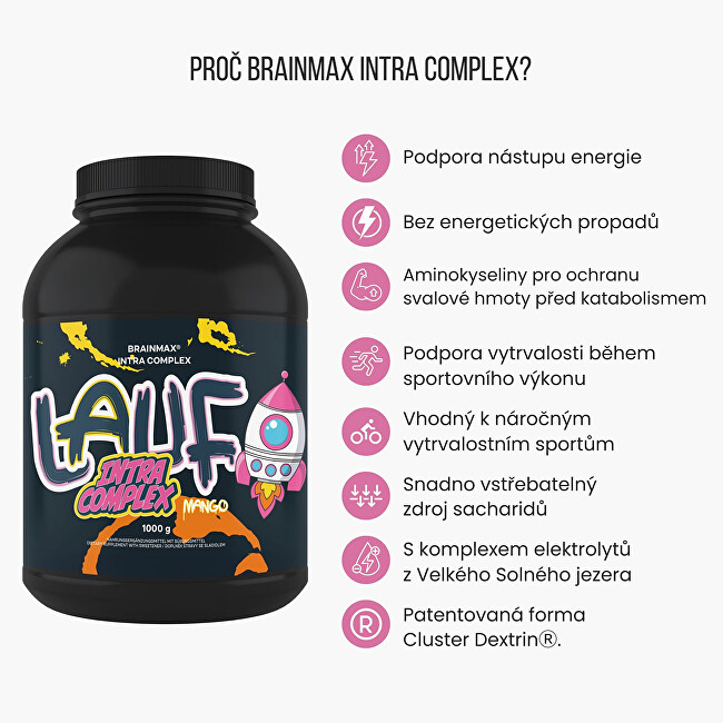 BrainMax Lauf Intra Complex - Mango 1000 g