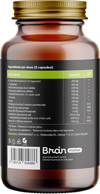 BrainMax Mood Booster - Komplex pro podporu nálady 90 kapslí