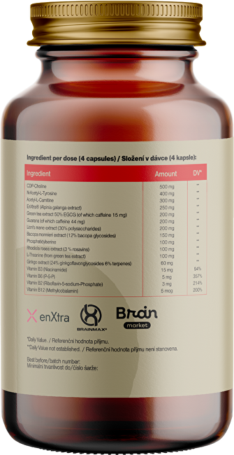 BrainMax Samurai Focus 120 kapslí