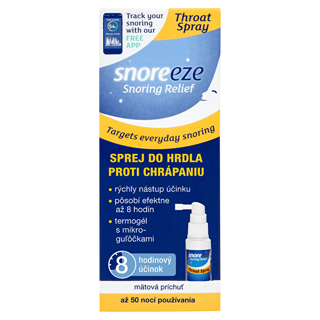 Snoreeze Sprej do hrdla proti chrápání 23,5ml