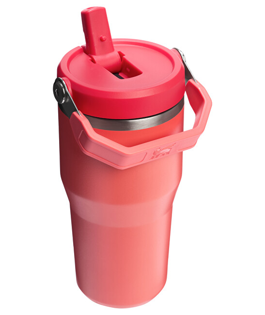 Termoláhev s integrovanou slámkou The IceFlow™ Tumbler 600 ml Hot Coral