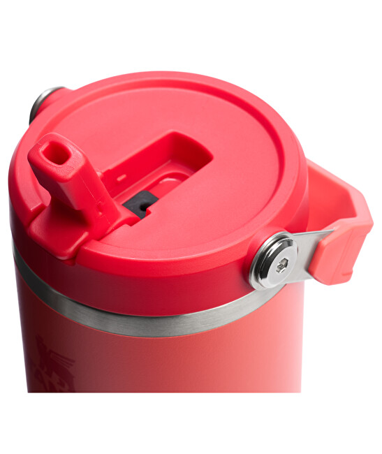 Stanley 1913 Termoláhev s integrovanou slámkou The IceFlow™ Tumbler 890 ml Hot Coral