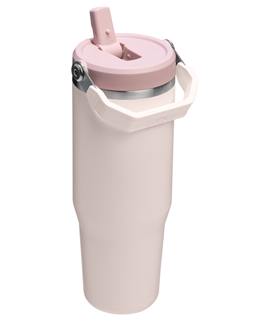 Stanley 1913 Termoláhev s integrovanou slámkou The IceFlow™ Tumbler 890 ml Rose Quartz