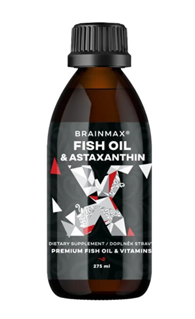 BrainMax Fish Oil & Astaxanthin Super Omega 3 275 ml