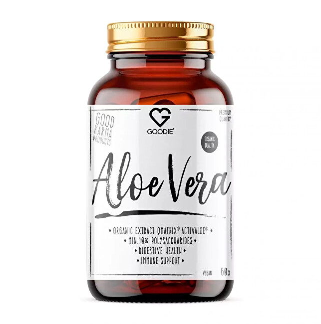 Aloe Vera extrakt min.10% polysaccharides 60 kapslí