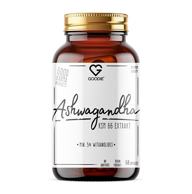 Ashwagandha extrakt KSM 66 60 kapslí