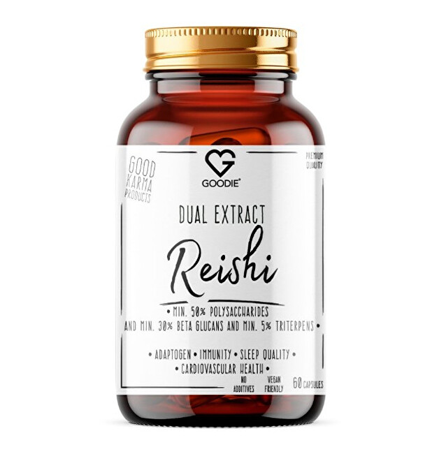 Reishi - Dual extrakt polysacharidů - 60 kapslí