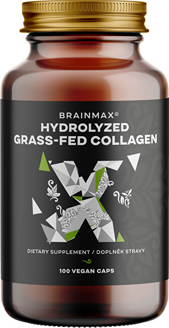 BrainMax Hydrolyzovaný GrassFed Collagen 100 kapslí