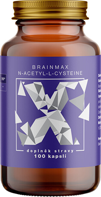 BrainMax N-Acetyl-L-Cysteine NAC 100 kapslí