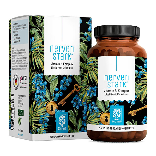 B Komplex Forte na pevné nervy 120 vegan kapslí