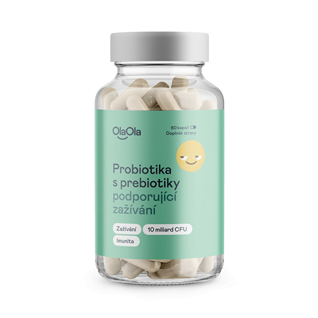 Probiotika s prebiotiky podporující zažívání 60 kapslí