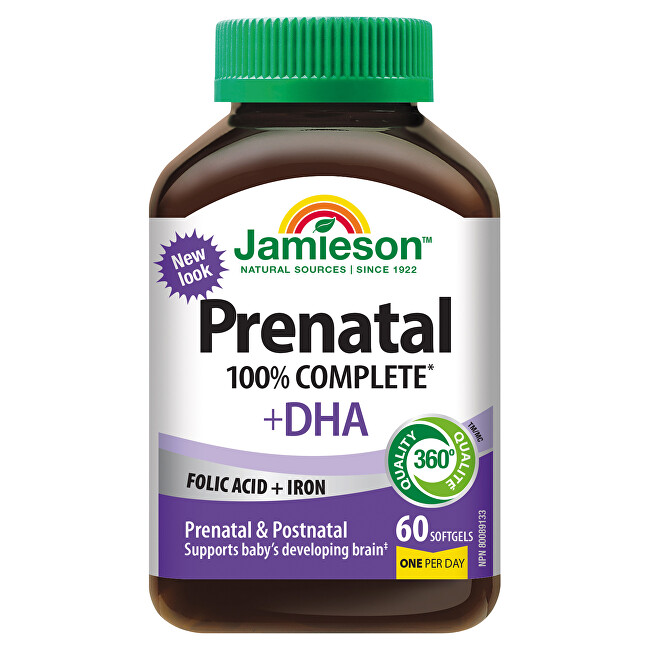 Prenatal Complete s DHA a EPA 60 kapslí