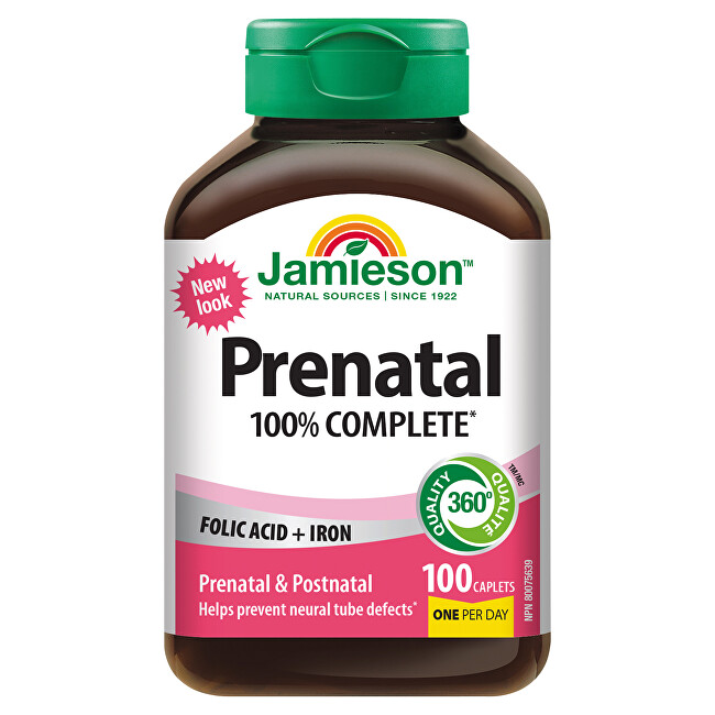 Prenatal multivitamín 100 tablet