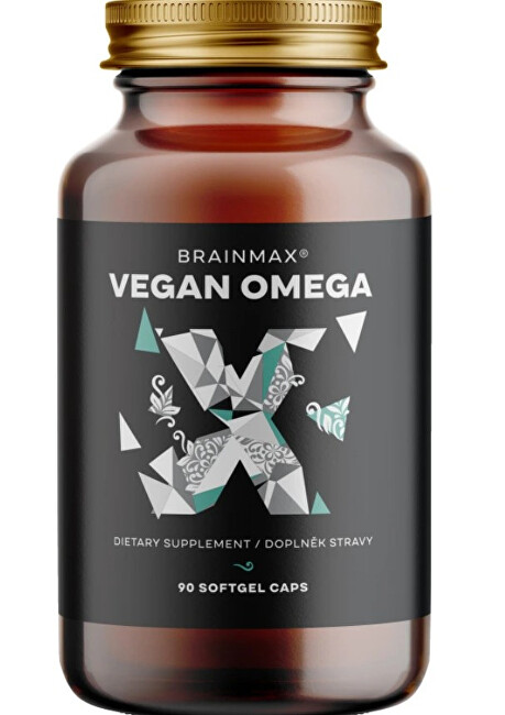 BrainMax Vegan Omega 3 - 90 kapslí