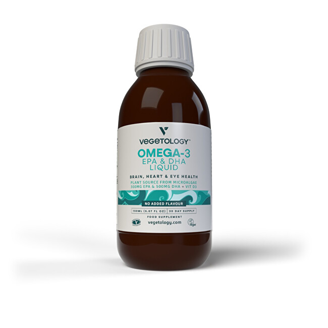 Liquid Omega-3 EPA a DHA s vitaminem D3 150 ml
