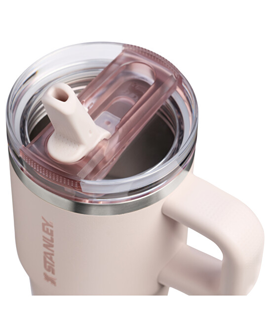 Stanley 1913 Nerezový termohrnek The Quencher Protour Flip Straw 600 ml Rose Quartz 600 ml