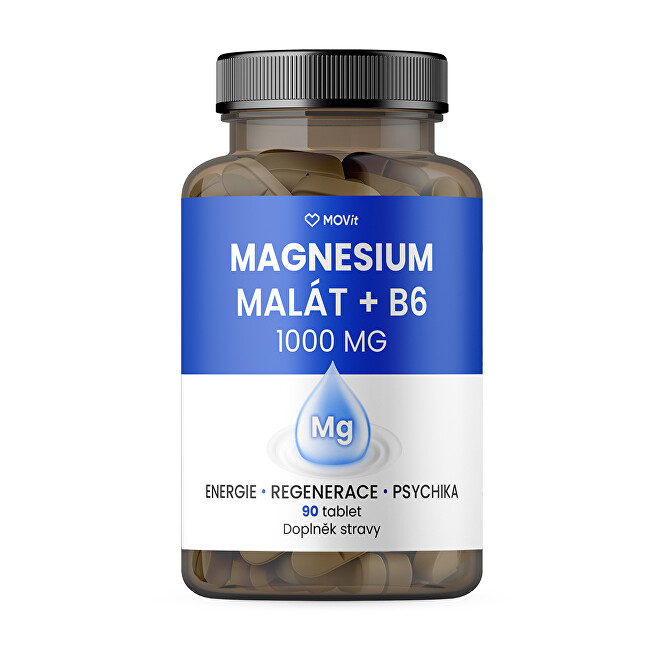 MOVit Energy Magnesium Malát 1000 mg + B6 90 tabliet