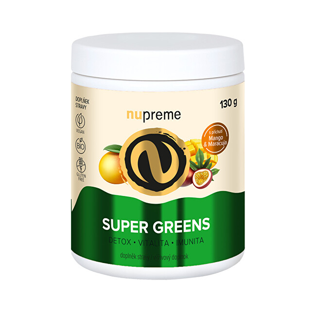 Nupreme Super Greens Mango & Maracuja BIO 130 g
