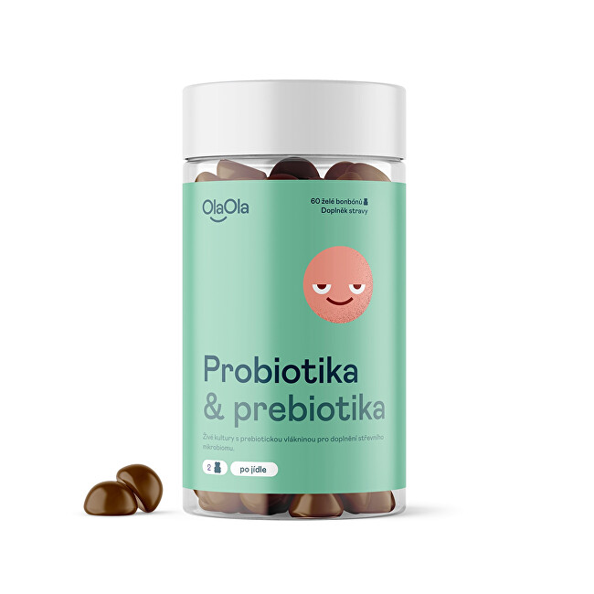 OlaOla Probiotika s prebiotiky 60 želé bonbónů