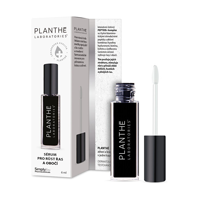 PLANTHÉ Laboratories Sérum pro růst řas a obočí 6 ml Pro růst, Prodlužující