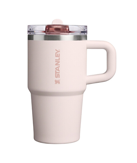 Stanley 1913 Nerezový termohrnek The Quencher Protour Flip Straw 600 ml Rose Quartz 600 ml