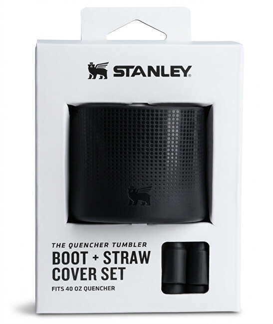Stanley 1913 Silikónový obal dna a kryt slamky The Quencher Boot + Straw Topper 1180 ml Black 1180 ml