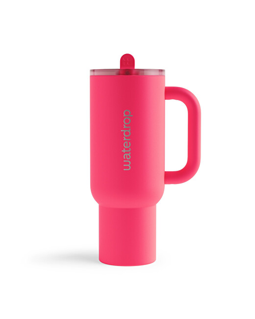 Waterdrop Termo Hrnek Explorer 1,1 l - Neonová Růžová