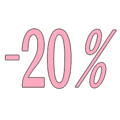 Pink 20 %
