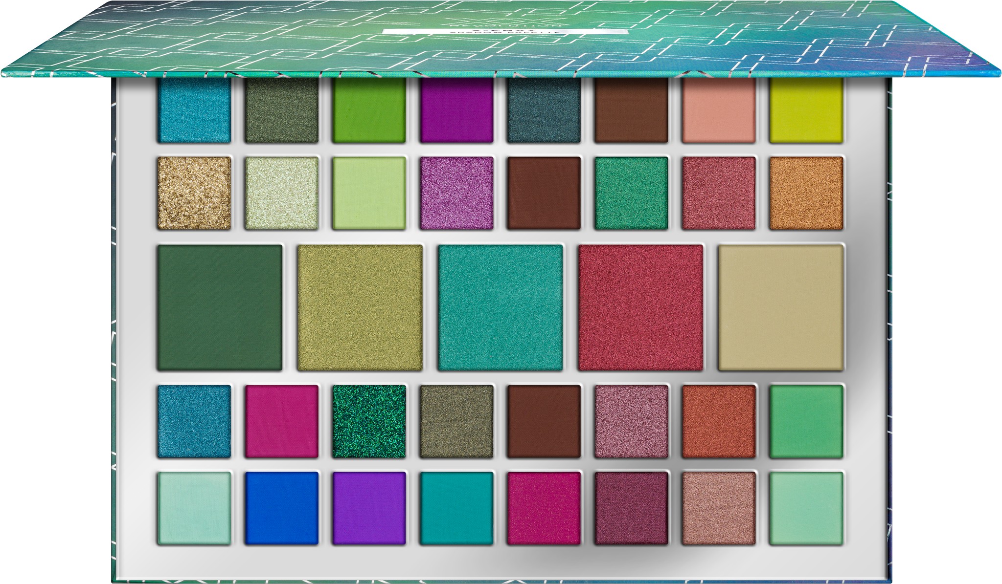 XX Revolution Paletka očních stínů X Shadow Palette X-Envy