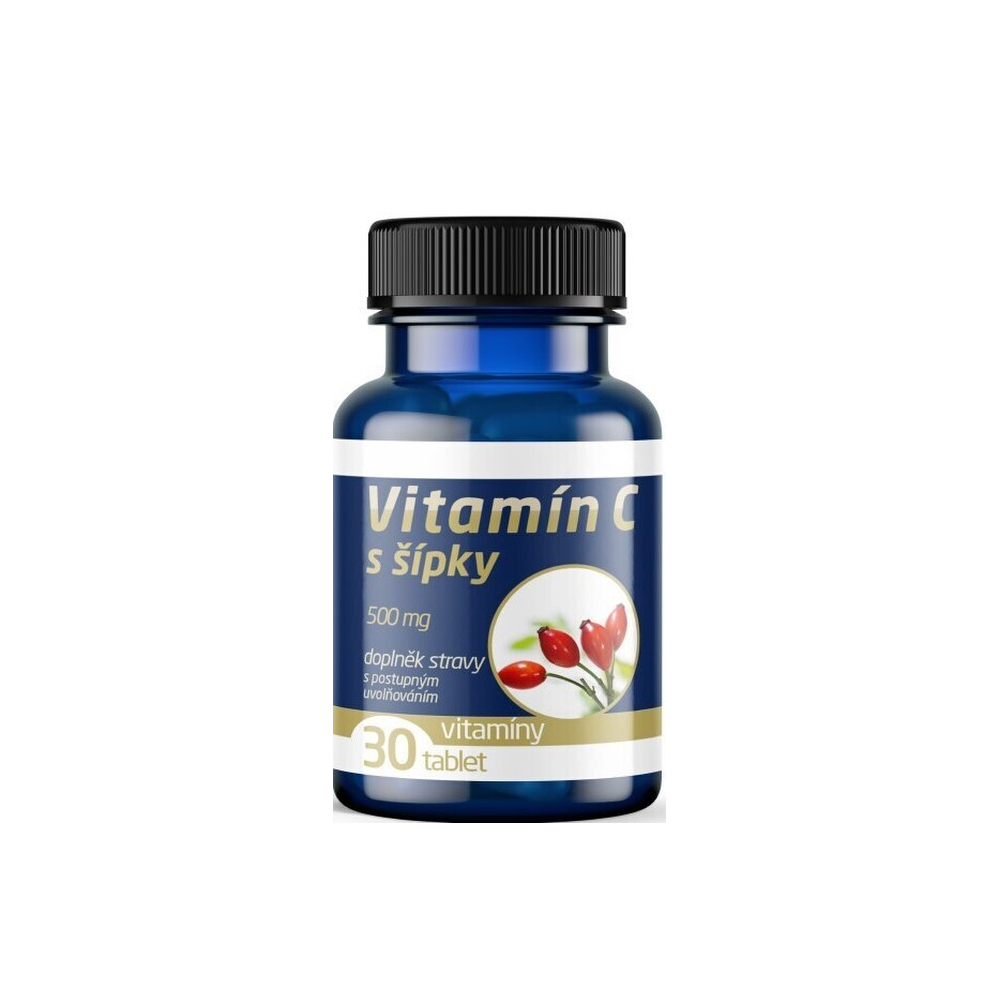 Vitamín C s šípky 500 mg 30 tbl.