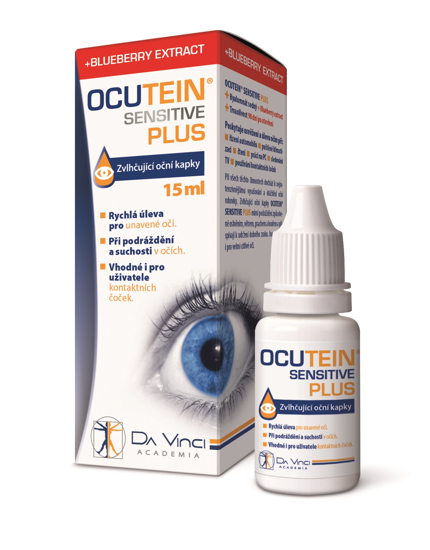 Ocutein Sensitive Plus oční kapky 15 ml