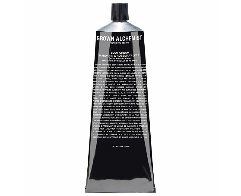 Grown Alchemist tělový krém Mandarin & Rosemary Leaf 120 ml