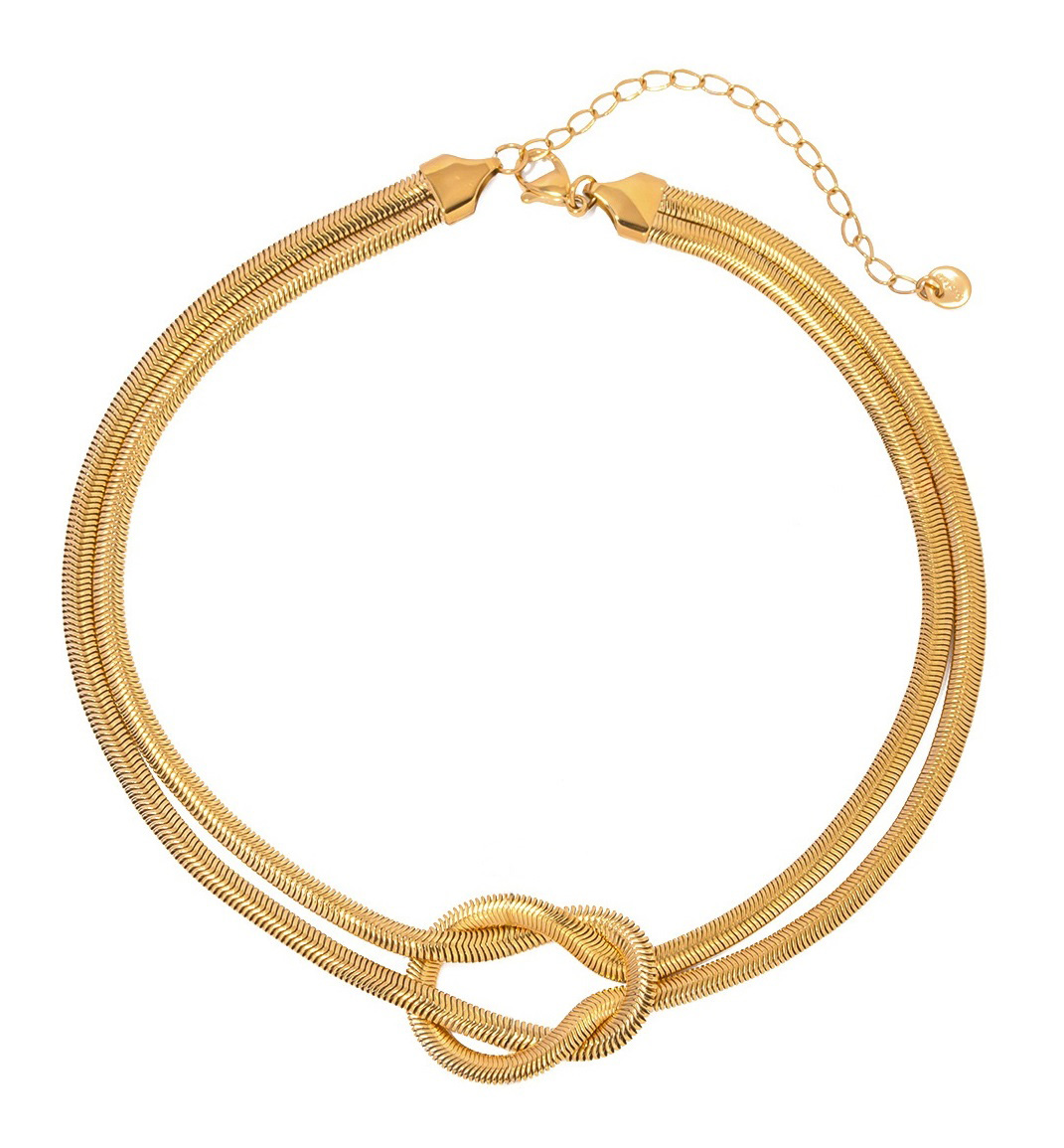 Elegantní dvojitý náhrdelník Hádek VAAJDN2310015-G