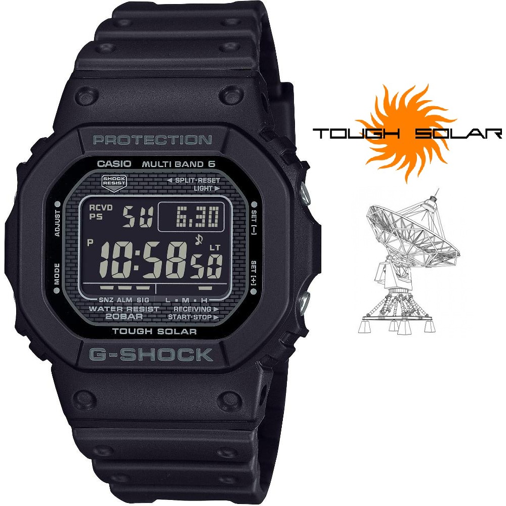 G-Shock Original Solar Radio Controlat GW-5000HS-1ER (660) Made in